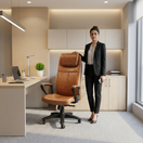 Switch SAAB S-531-L High Back Office Revolving Chair From SAAB Pakistan 2 image