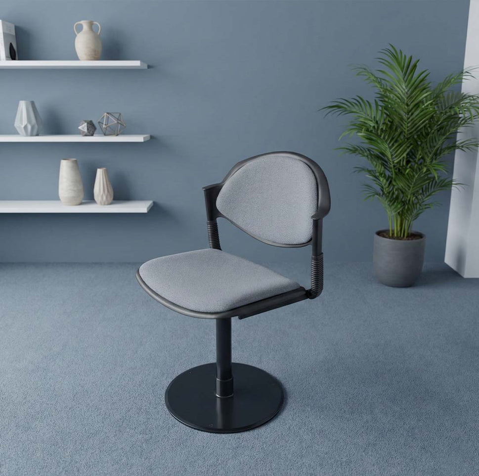 SAAB S-11-MPC Comforto Revolving Chair with Cushion and Mechanical Jack