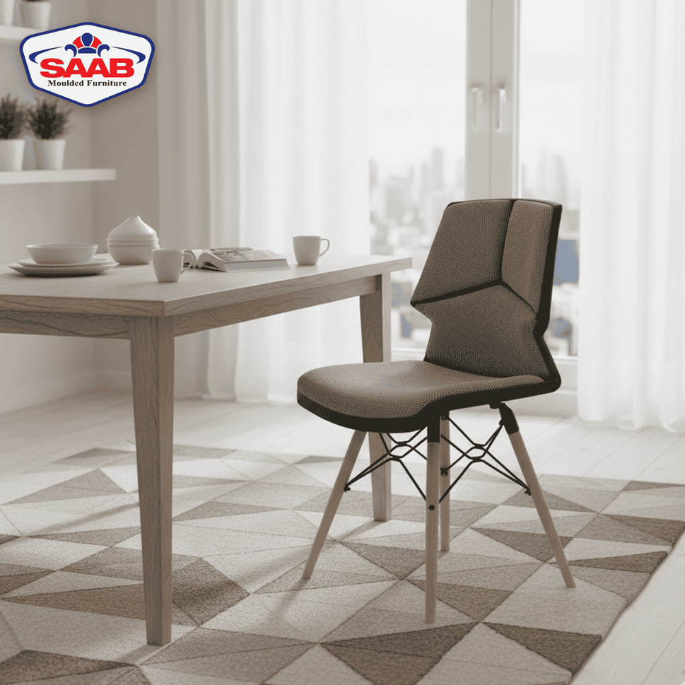 Wooden legs Chair With Cushion S-195-CWL