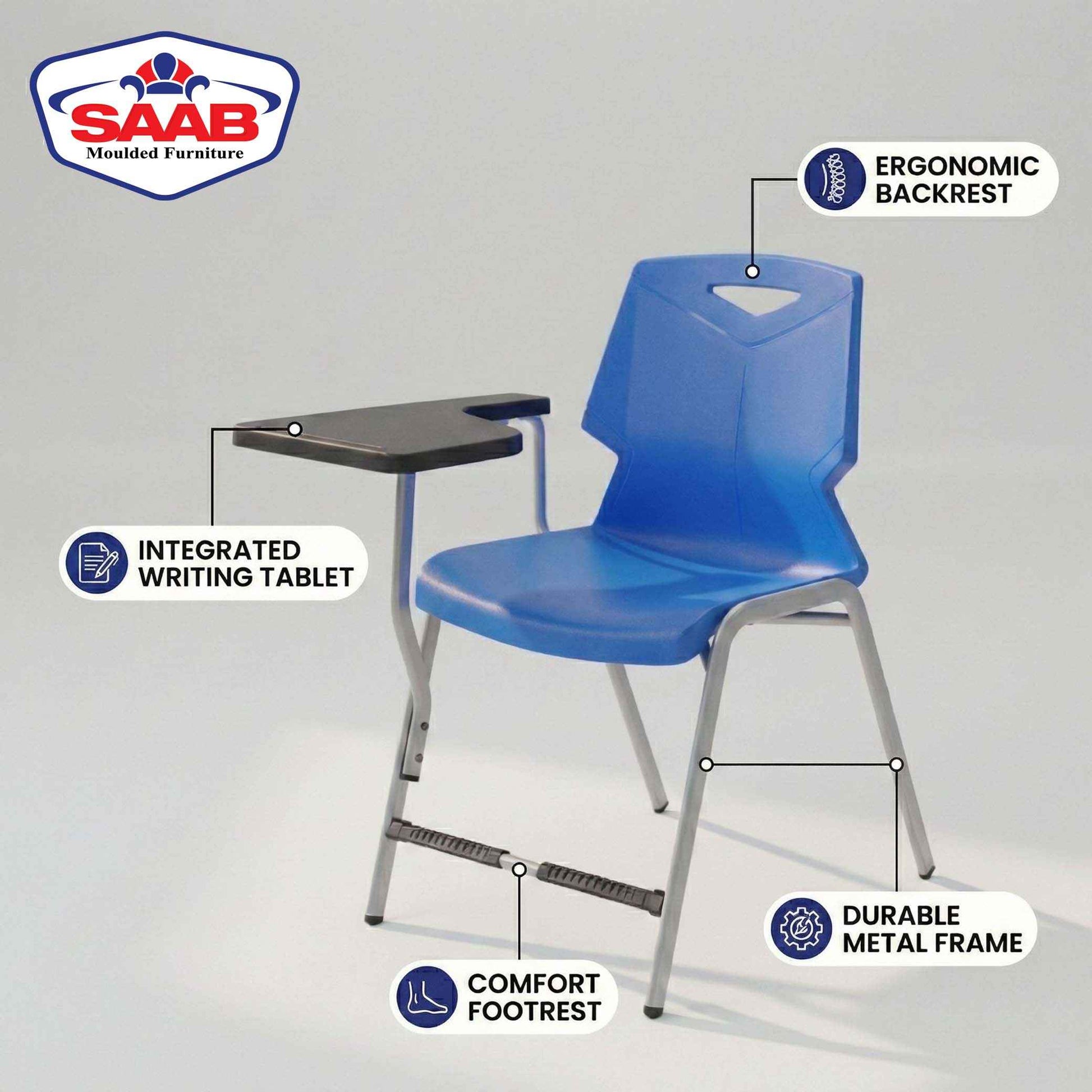 Green Shell Study Chair S-195-S