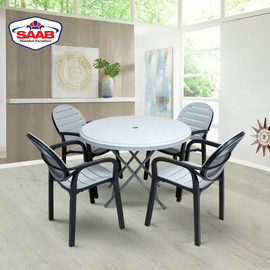 SPECTRUM PATTI CHAIRS SET MODEL SP-675 CHAIRS AND TABLE