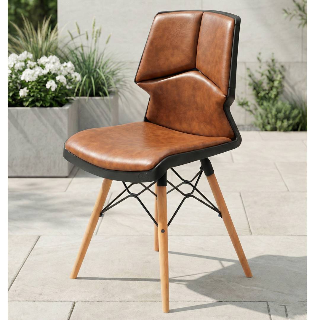 Wooden legs Chair With Cushion S-195-CWL