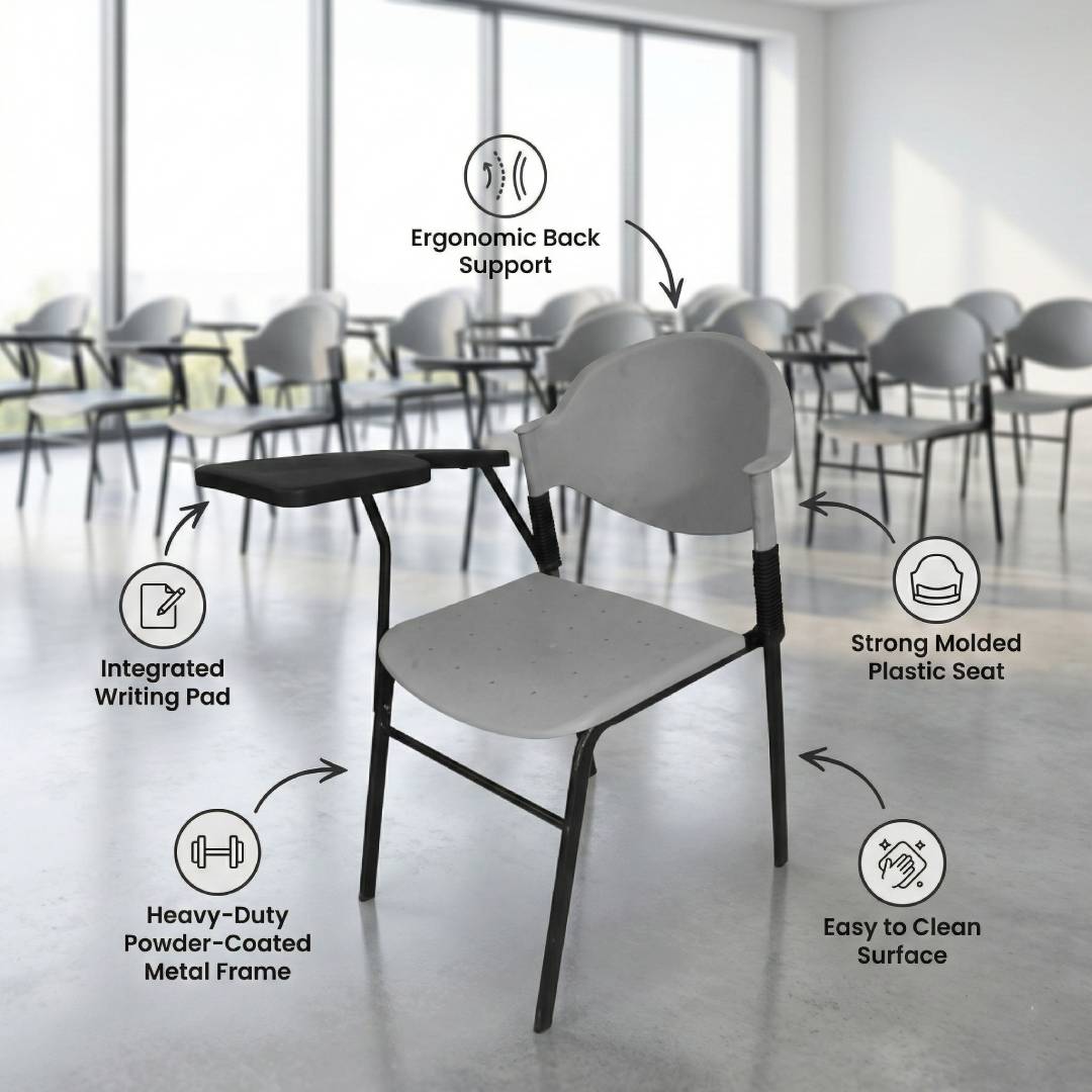 SAAB S-02-S Comforto Study Chair – Vertical Pipe