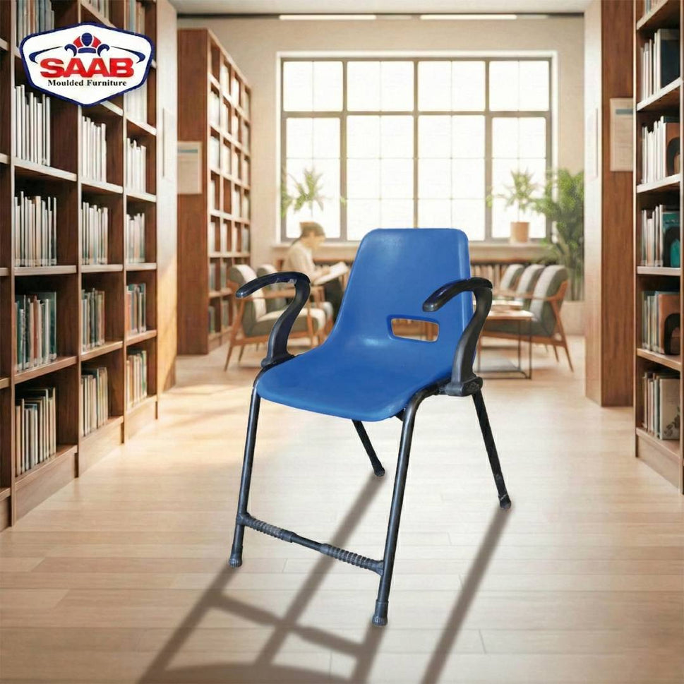 Steel Plastic Holo Shell Big Chair with Arms SAAB S-204-A