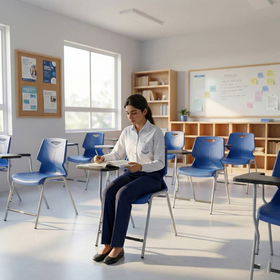 Green Shell Study Chair S-195-S