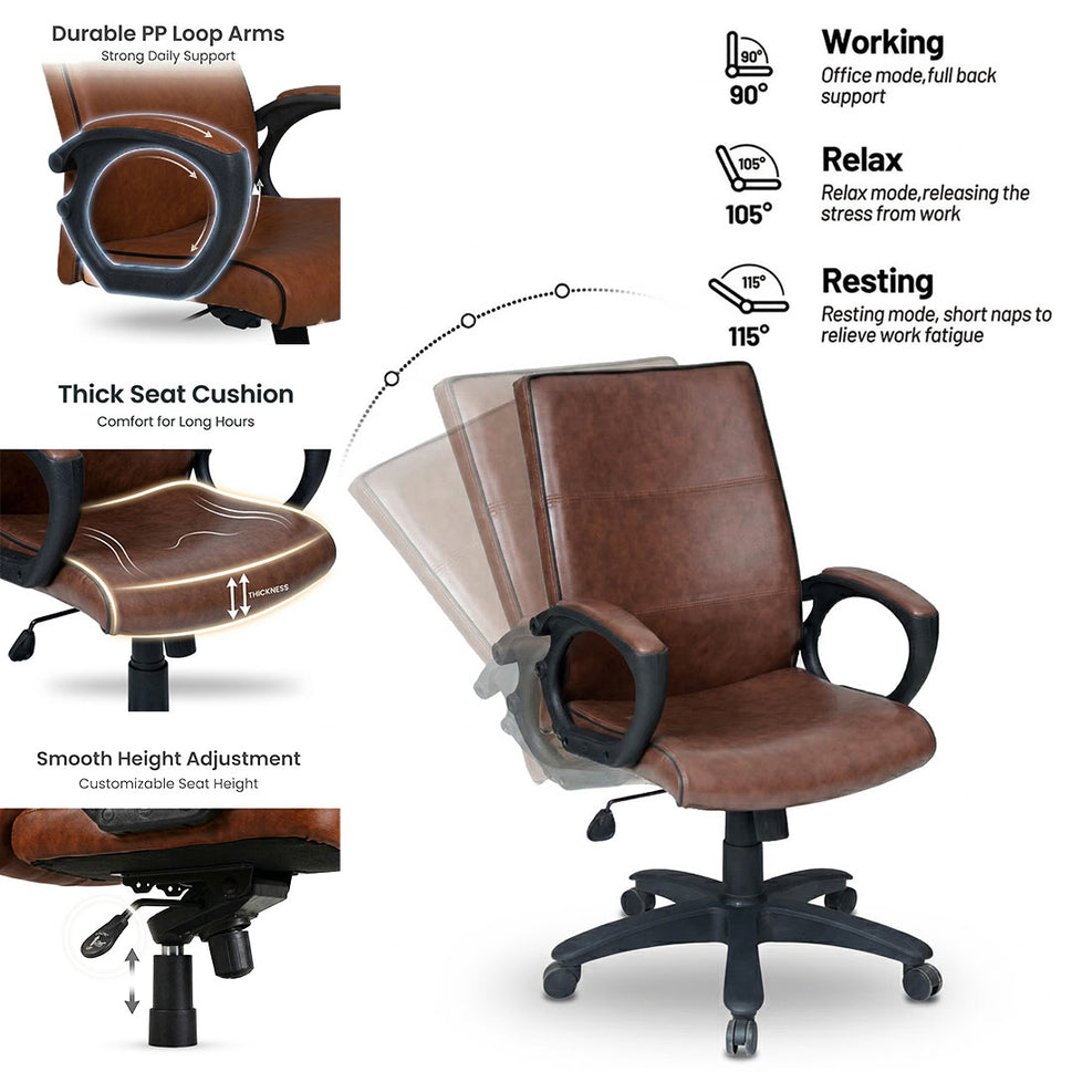 Sprinter S-529-L Low Back Revolving Chair From SAAB