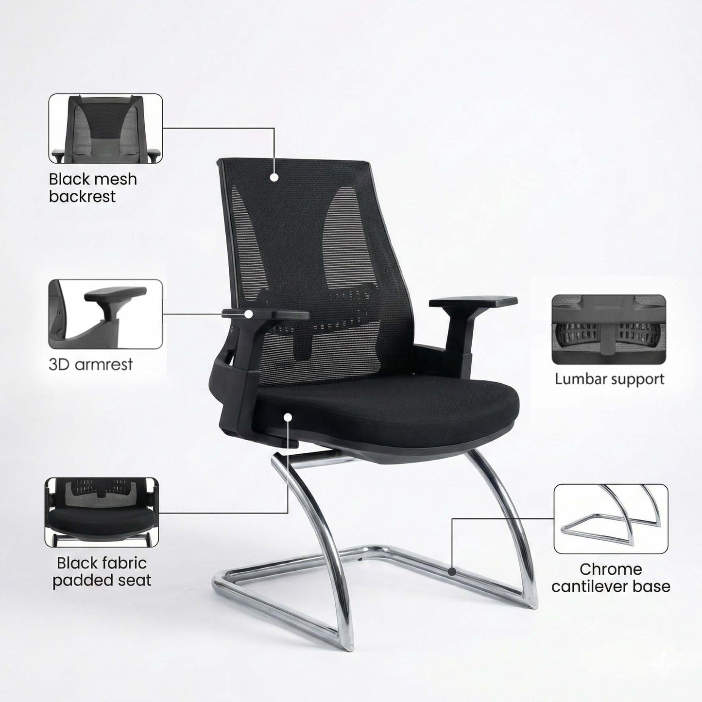 SAAB SM-791-VO Prime Pro Visitor Chair