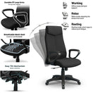 Switch SAAB S-535 High Back Revolving Chair 3 image