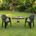SAAB Full Plastic Patti Chair Model SAAB SP-831 with Table