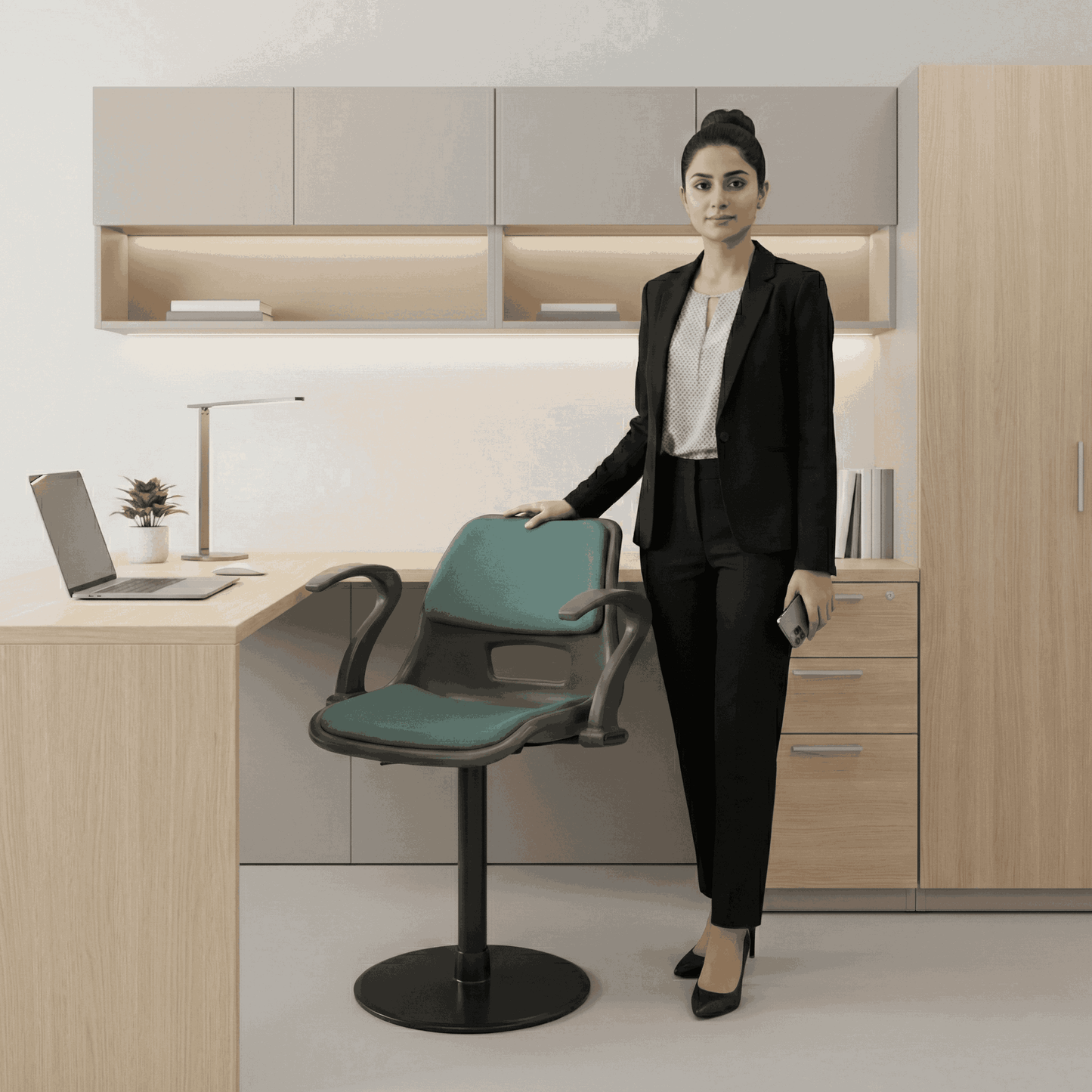 SAAB S-208-MPAC Revolving Chair with Arms