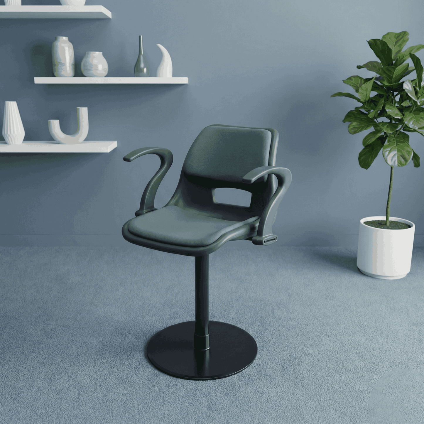 SAAB S-208-MPAC Revolving Chair with Arms