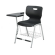 SAAB Model (S-209-SB) New Steel Plastic Yellow Label Shell Study Chair With Basket For School College And University Students