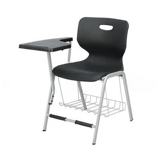 SAAB Model (S-209-SB) New Steel Plastic Yellow Label Shell Study Chair With Basket For School College And University Students