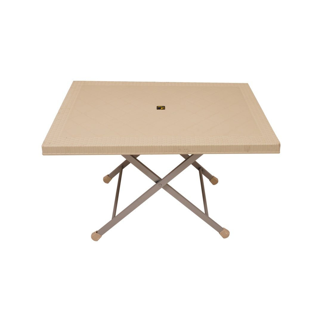 SAAB SP-214-RT Steel Plastic Table With Rattan Top