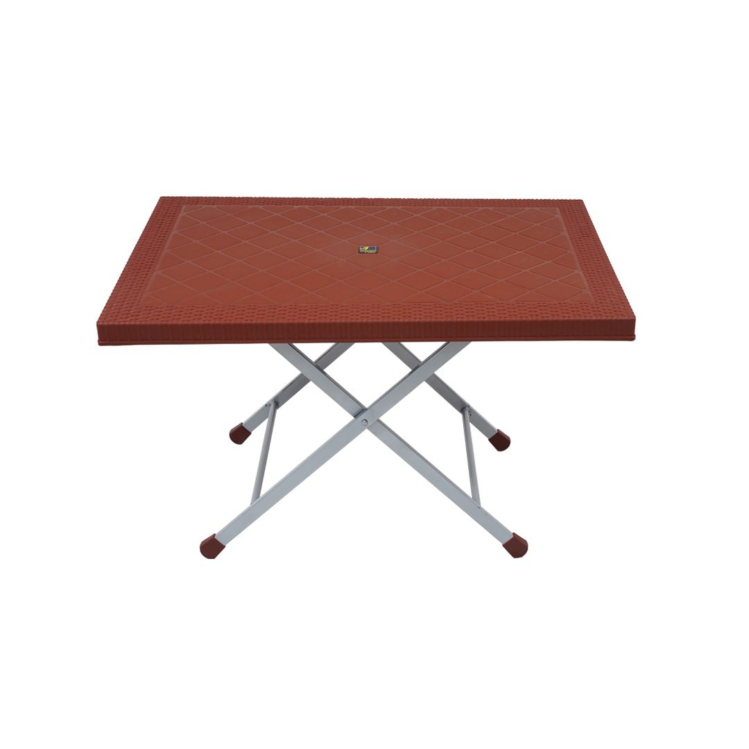 SAAB SP-214-RT Steel Plastic Table With Rattan Top