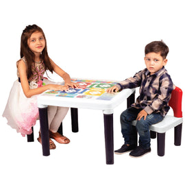 SAAB Kids Ludo Set - Full Plastic Printed Pack for Kids