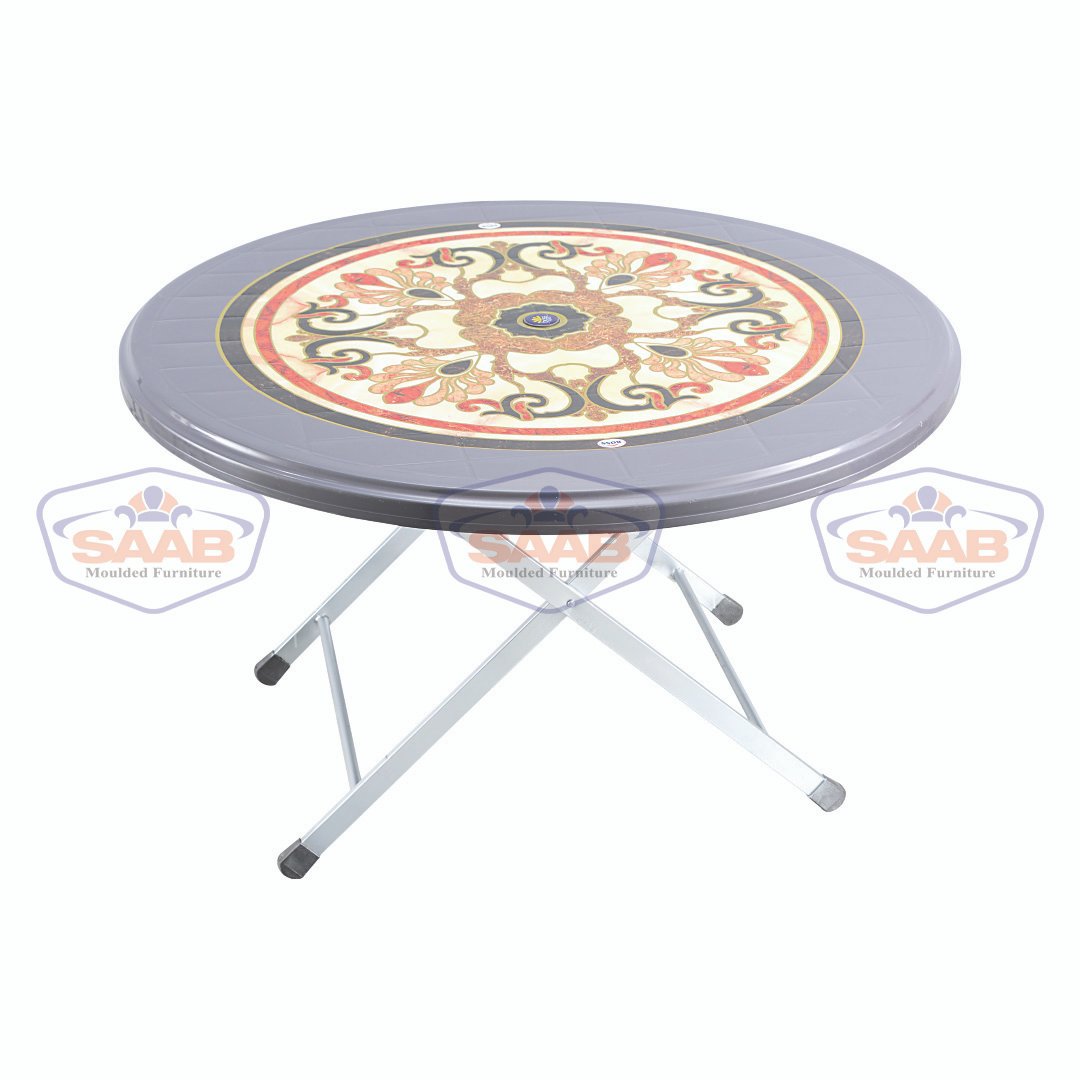 SAAB SP-248-S Steel Plastic Printed Round Table