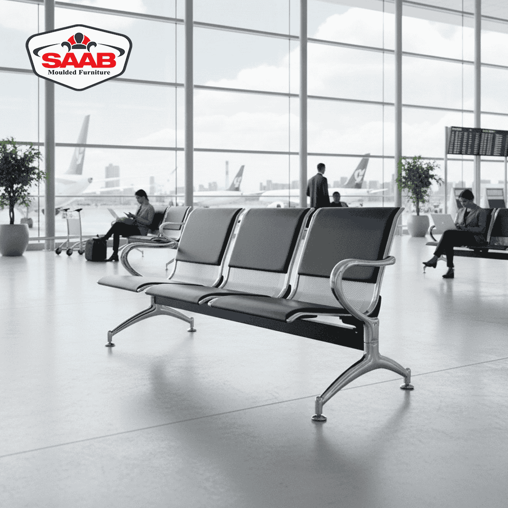 Sun Rise Bright Visitor Sofa 3-Seater with Cushion SAAB S-262-C