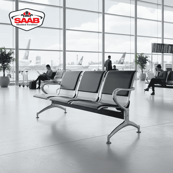 Sun Rise Bright Visitor Sofa 3-Seater with Cushion SAAB S-262-C