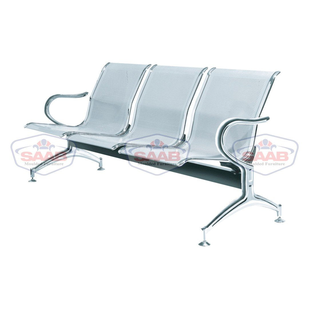 Three Seater Chair Steel Chair Set Of Visitor Sofa 3-Seater SAAB S