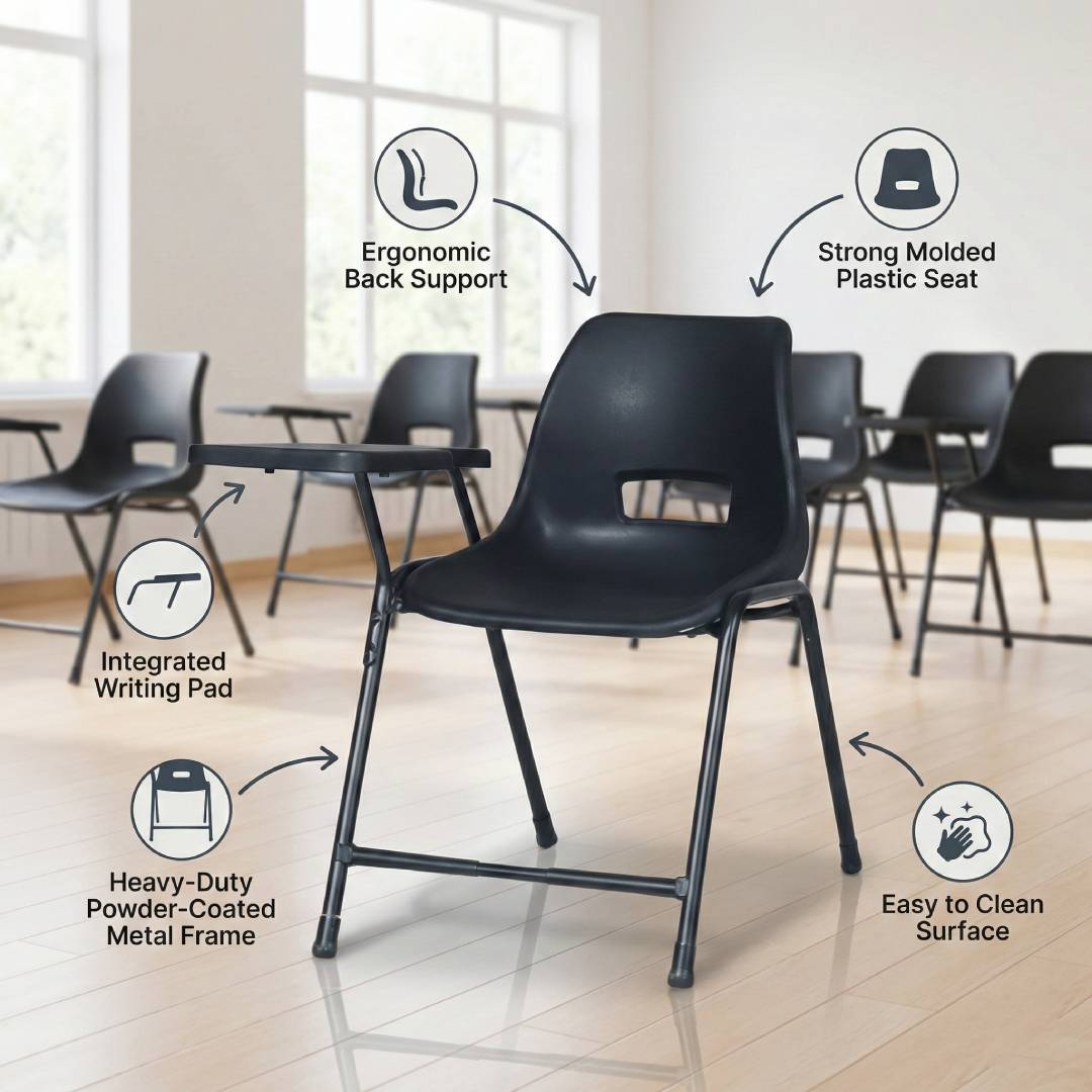 Steel Plastic Baby Holo Study Chair Model SAAB S-200-S