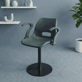 SAAB S-208-MPA Shell Holo Revolving Chair with Arms and Mechanical Jack