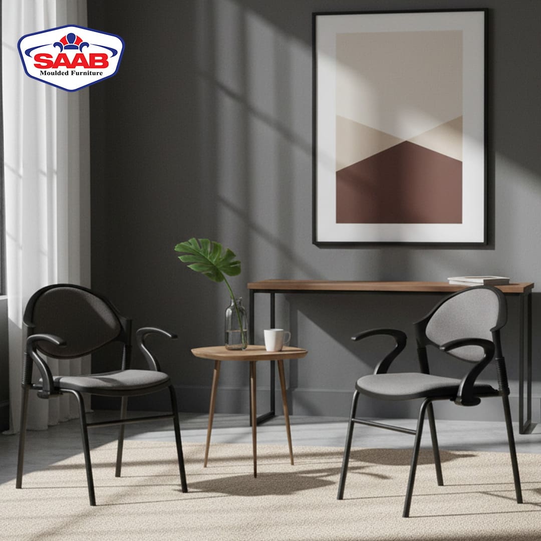 SAAB S-02-AC Comforto Arms Chair with Cushion