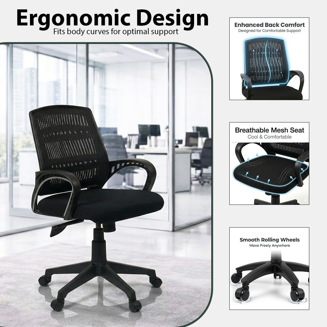 Relax Back Revolving Chair S-514