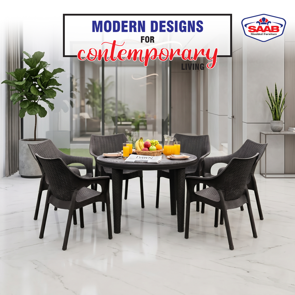 Rattan Chair SP-317-RL with Table Set