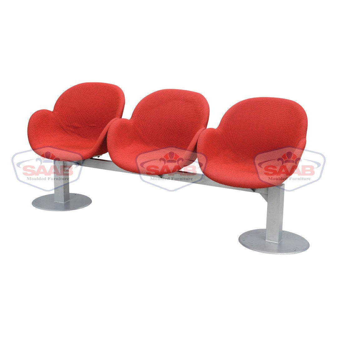 SAAB S-340-C Oval Big Shell Sofa 3-Seater With Cushion