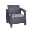 SAAB Newly Designed Rattan Allegra Single Seater Sofa with Printed Cushions SAAB SP-372