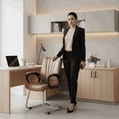 Switch Aston Low Back Visitor Chair Model SAAB S-548-L-VO 2 image