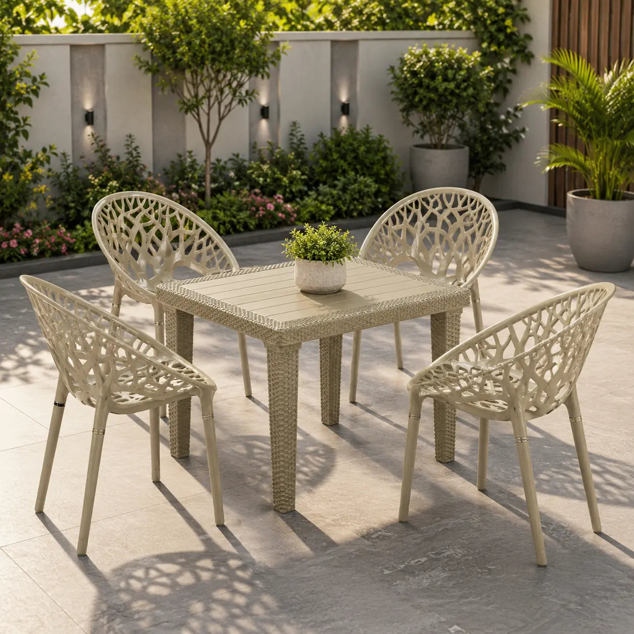 SP-313-PL Tree Chairs Set With Table