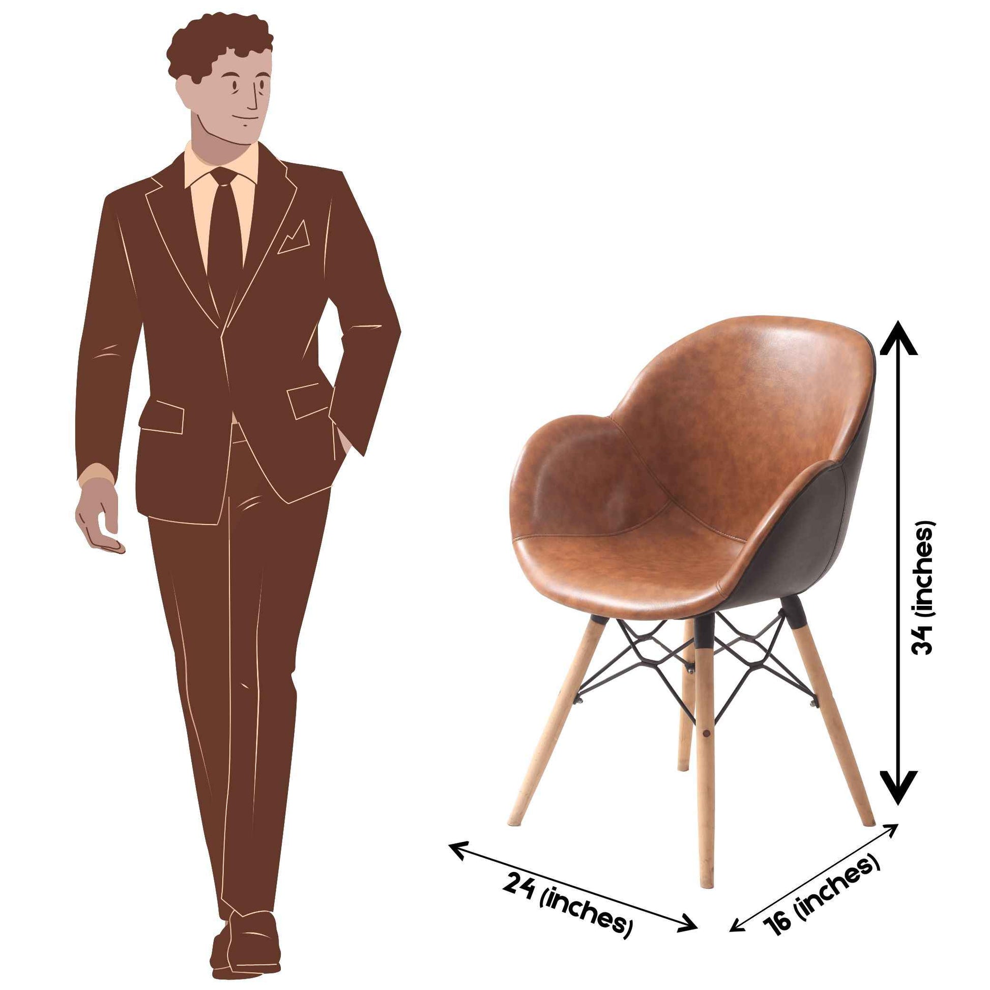 Oval Shell Chair With Cushion SP-400-CWL