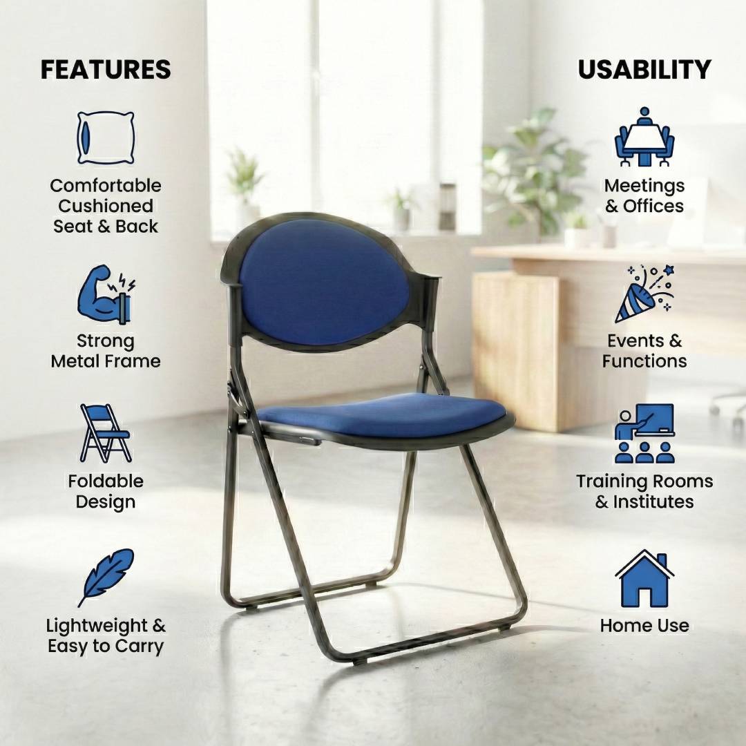 Comforto Folding Chair with Cushion SAAB S-02-FC