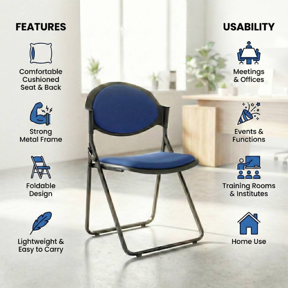 Comforto Folding Chair with Cushion SAAB S-02-FC
