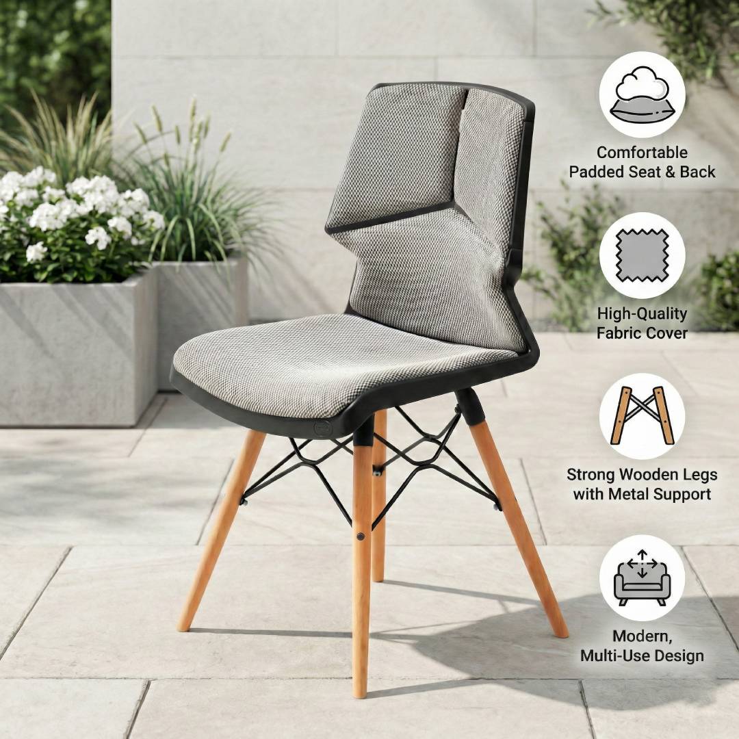 Wooden legs Chair With Cushion S-195-CWL