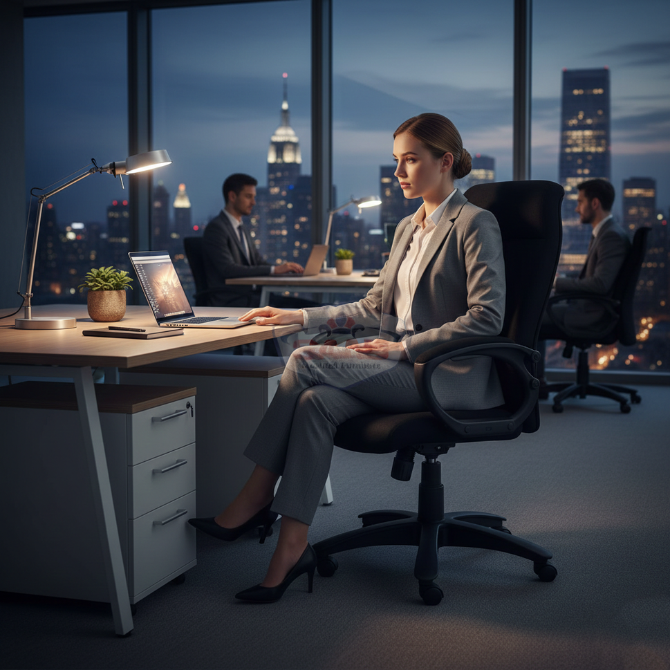 NEW SAAB High Back Revolving Chair Model SAAB S-519