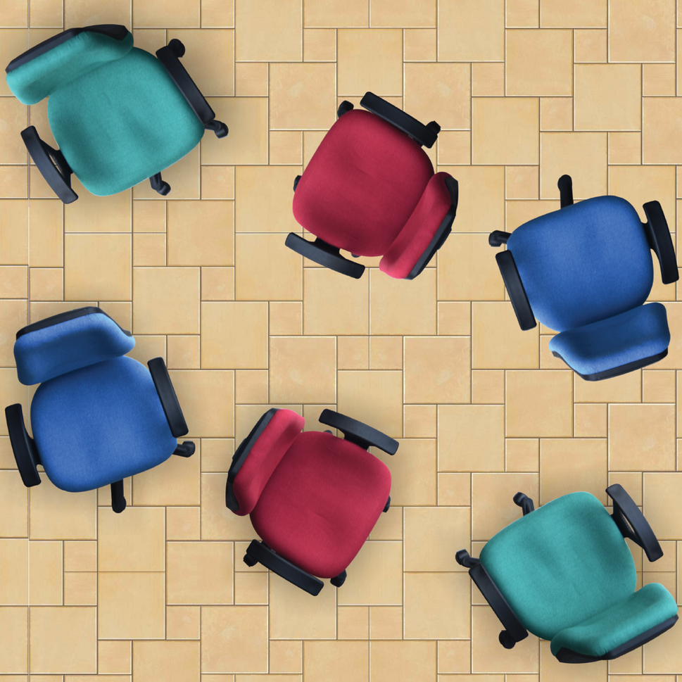 SAAB S-503 Computer Revolving Chair with Hydraulic Jack