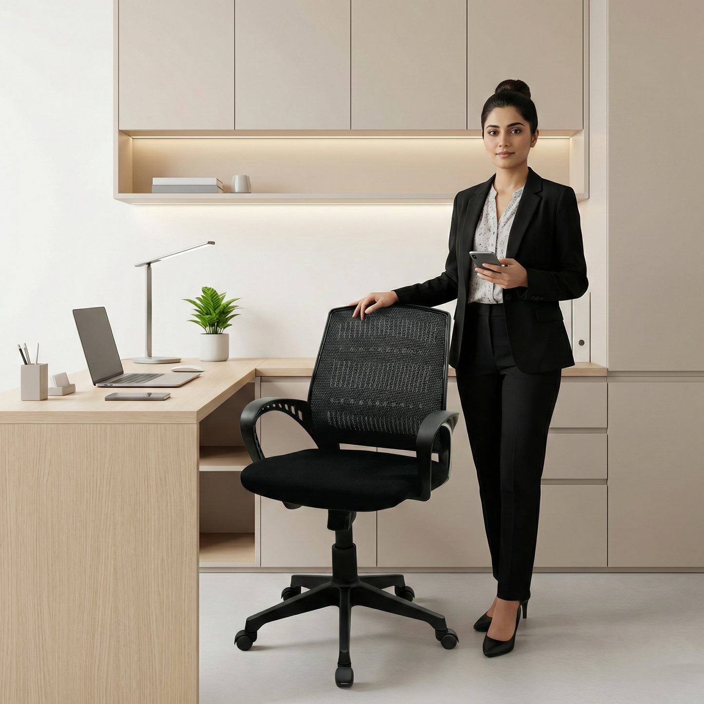 Relax Back Revolving Chair S-514