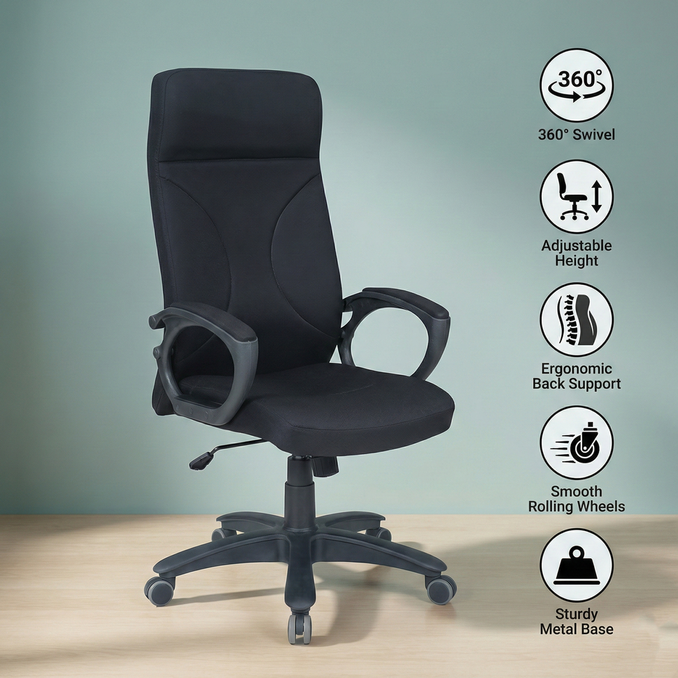 Horizon High Back Revolving Chair SAAB S-524
