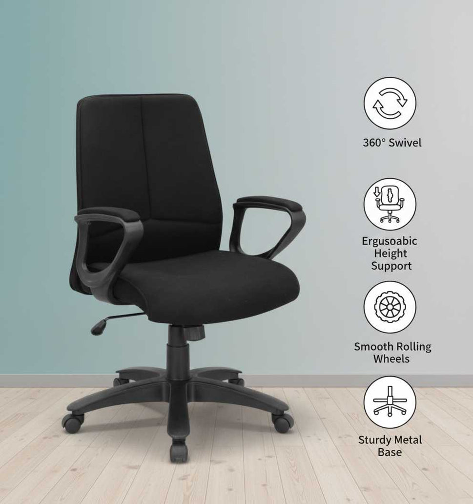 Model SAAB S-536 Low Back Revolving Chair