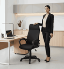 Switch New High Back Revolving Office Chair Model SAAB S-537 From SAAB Pakistan 2 image