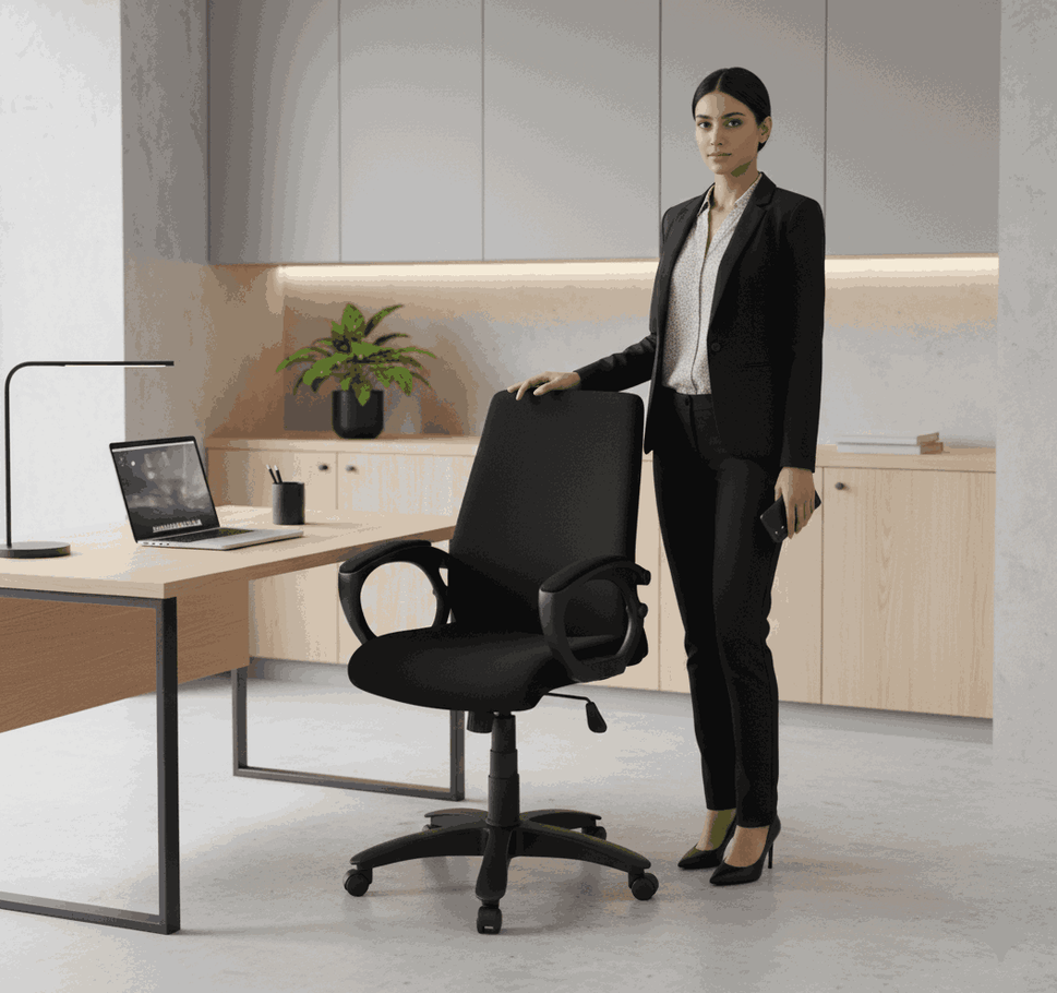 New Low Back Revolving Chair Model SAAB S-538