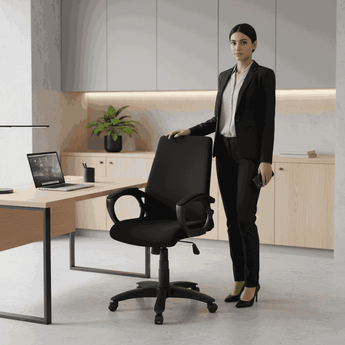 New Low Back Revolving Chair Model SAAB S-538