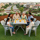 Switch SAAB High Back Jali Chair SP-835 with Table 3 image