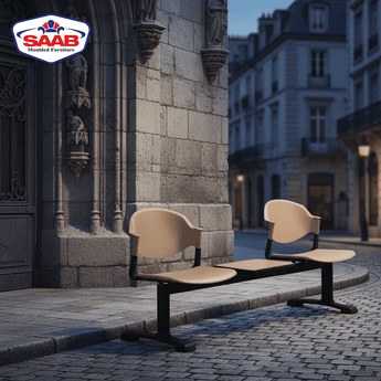 SAAB S-05-H Comforto Visitor Sofa 2-Seater with Table Double Channel