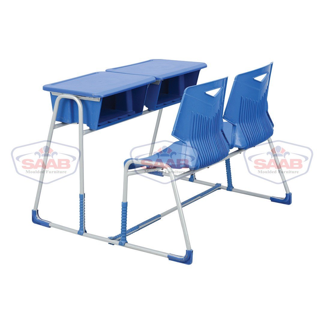 SAAB S-915 Steel Plastic Baby Holo Shell Joint 2-Seater Bench Desk