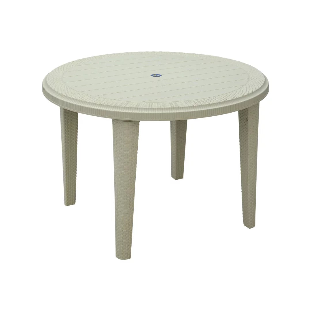 SAAB (SP-215-RTL) Pure Plastic Rattan Legs Table