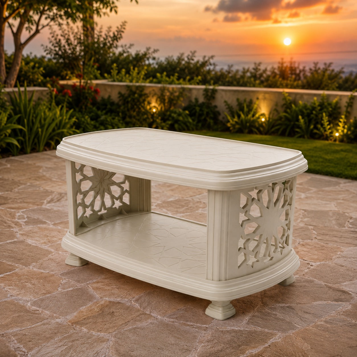 SCARLET Double Shelf Table SP-334